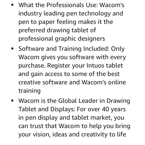 Wacom Small Graphics Drawing Tablet Chromebook Mac Android & Windows - Picture 10 of 12
